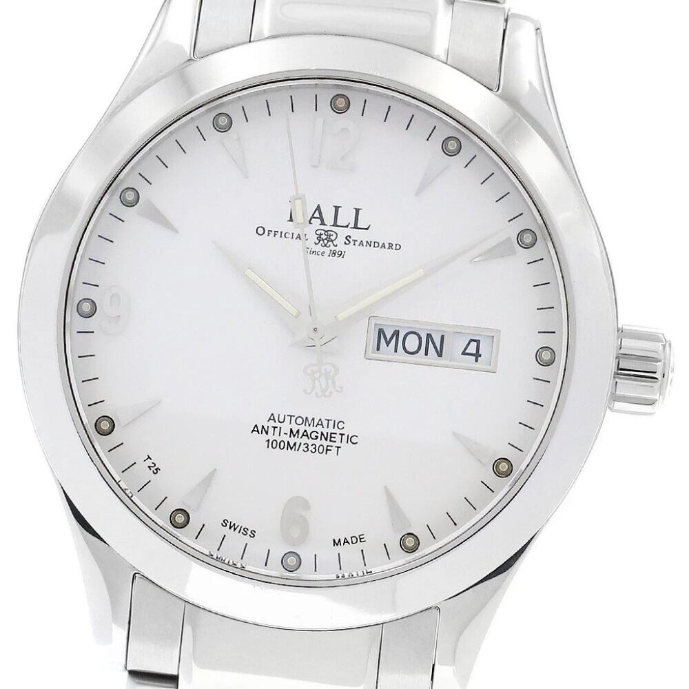 BALLWATCH Engineer II NM2026C Day date Silver Dial Automatic Men's Watch